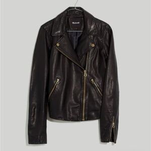 Madewell Dark Brown Leather Jacket